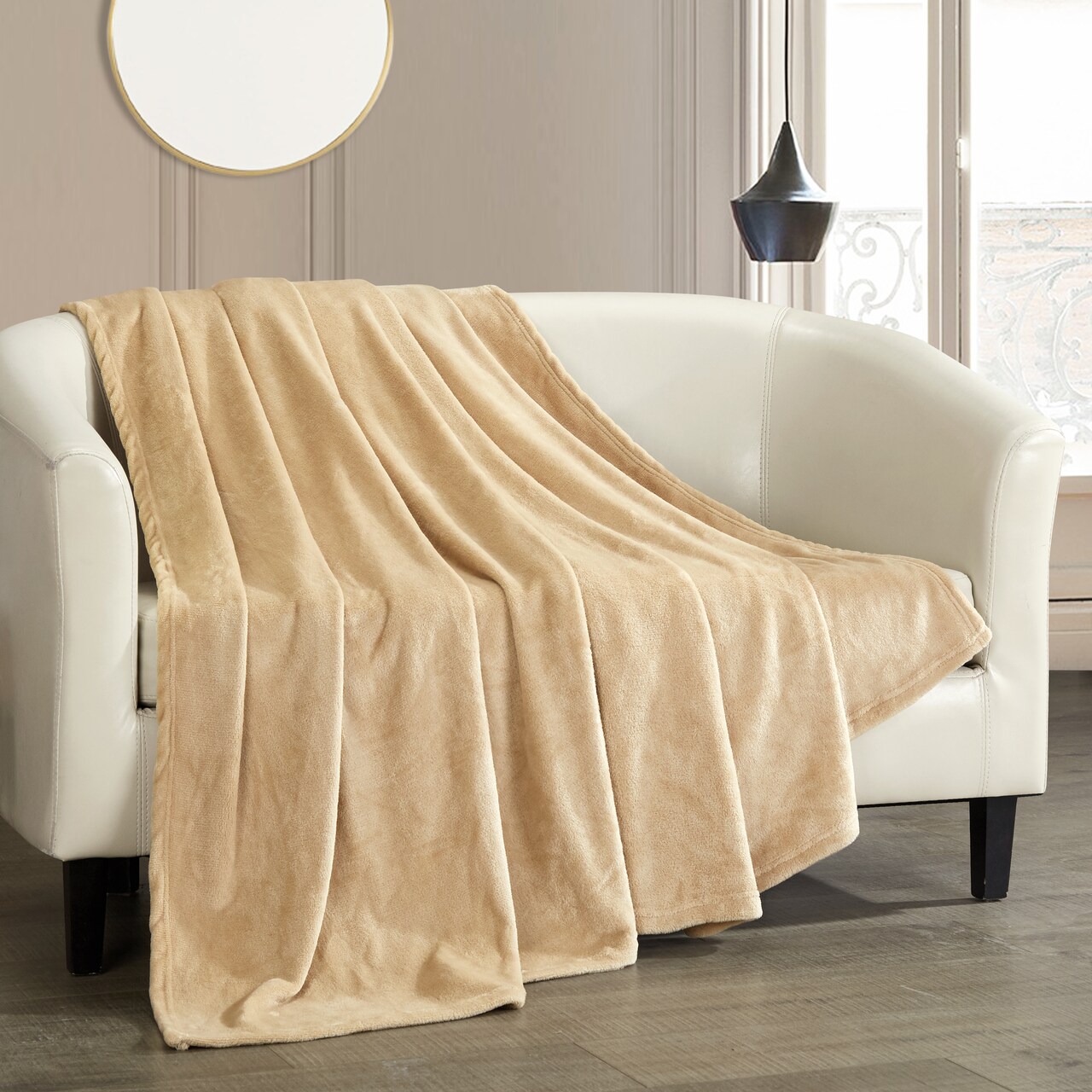 Chic Home Kaeden Throw Blanket Cozy Super Soft Ultra Plush Micro Mink Fleece Decorative Design